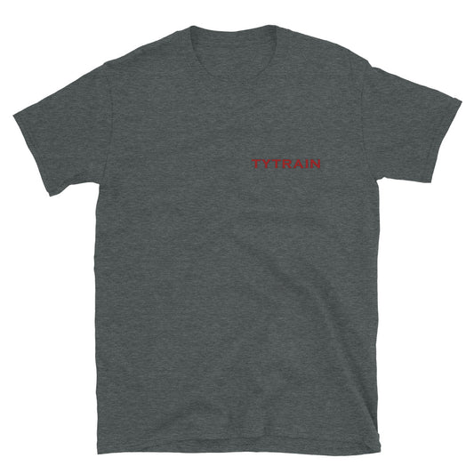 Without Pain Tee Charcoal/Red - No.002